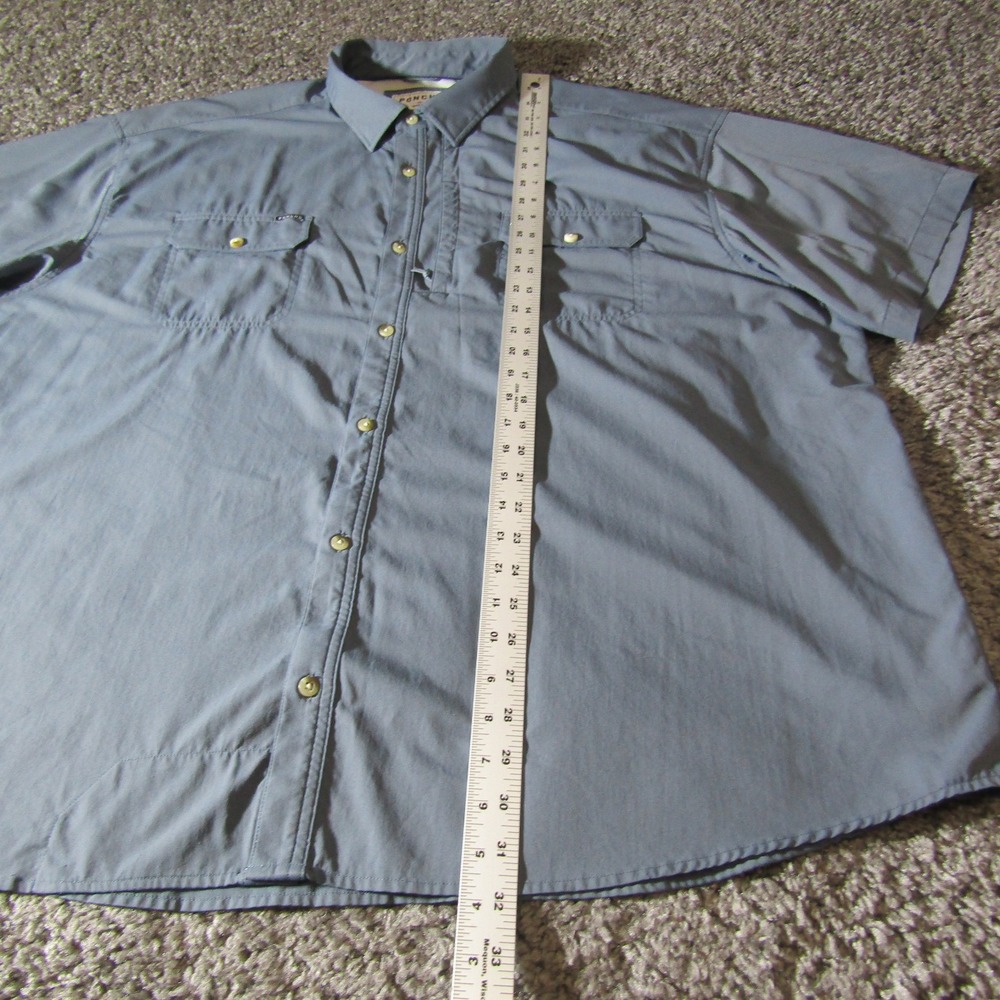 Poncho Shirt Mens 3XL Ahi State Fishing Outdoors Workwear Casual - Picture 5 of 5